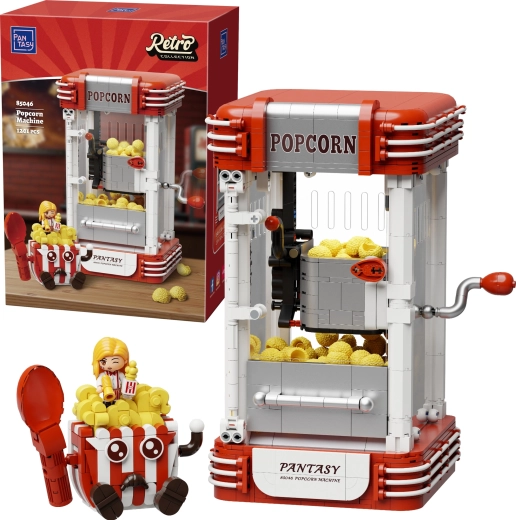 Pantasy retro byggesæt – popcornmaskine
