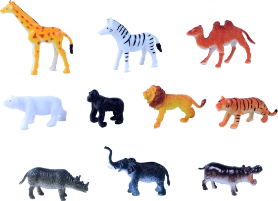 Vilde dyr i pose - 10 stk.
