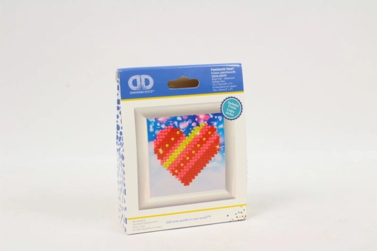 Diamond Dotz patchworkhjerte – sæt til diamond painting