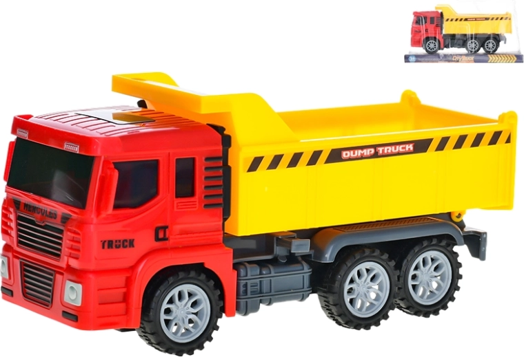 Bygge-dumper med svinghjul 20 cm