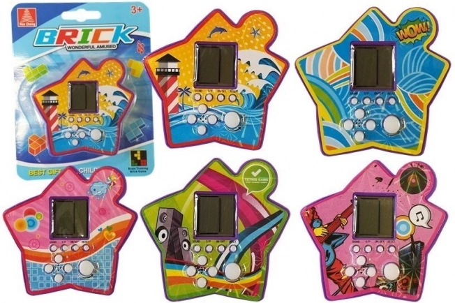 Lomme Elektronisk Spil Tetris Lilla