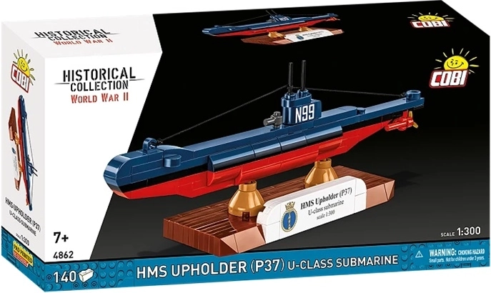 Cobi Historical Collection WWII ubåd Royal Navy HMS Upholder (P37) 1:300