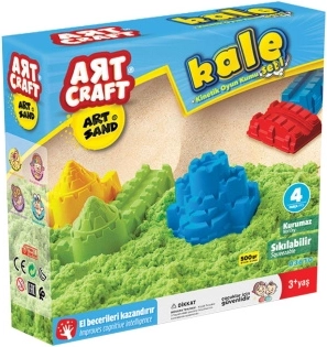 Art Craft kinetisk sand sæt slot 500 g