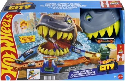 Hot Wheels City strand med hajangreb