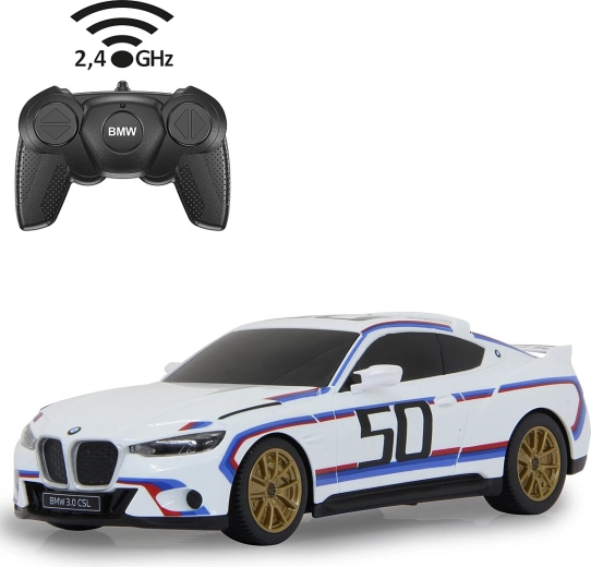 Fjernstyret bil JAMARA BMW 3.0 CSL 1:24 hvid
