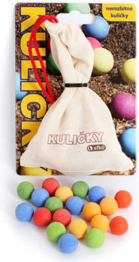 EFKO ubrydelige plastkugler i pose, 20 stk.
