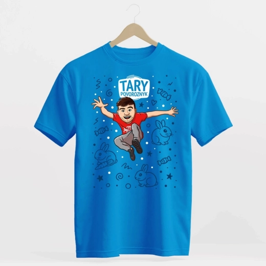 Tary Povoroznyk T-shirt Ňufík blå 140–146