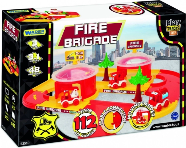 Play Tracks City brandmænd – legesæt Wader Kid Cars