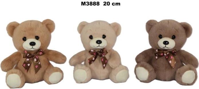Plysbamse 20 cm - 1 stk.