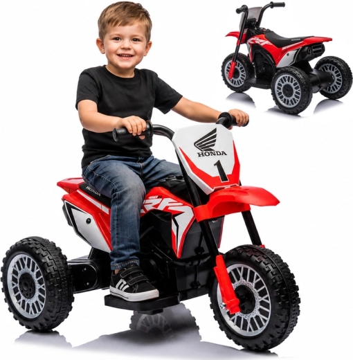 Elektrisk Honda-trehjulet motorcykel på batteri til børn