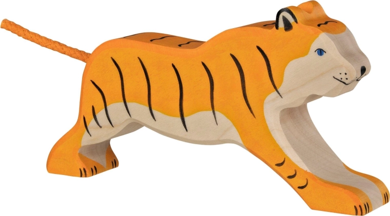 Holztiger tiger løbende - 1 stk.