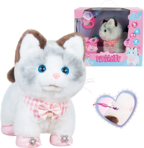 Interaktiv plysbamse-kat Mina