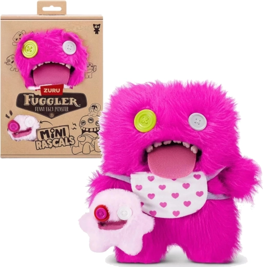 Sæt med bamser Fuggler Mini Rascals Oogah Boogah + Baby Fugg - 1 stk.