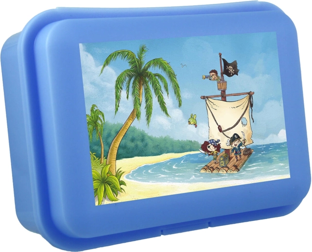Børne-madkasse med kliklås 18 × 13 × 7 cm – mix af farver og motiver
