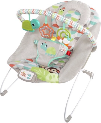 Vibrerende liggestol med melodier Bright Starts Happy Safari