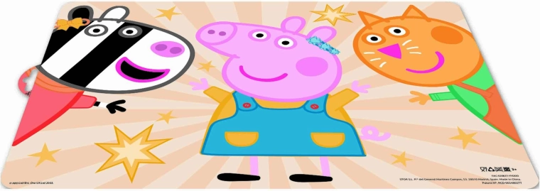 Plastunderlag PEPPA PIG 43 × 28,1 cm