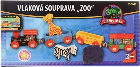 Vláčky Max togbanesæt Zoo