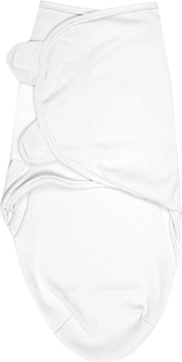 EKO svøb i bomuld Ulitka White 3–6 kg