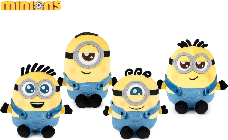 Kawaii plyselegetøj Minion 23 cm - 1 stk.