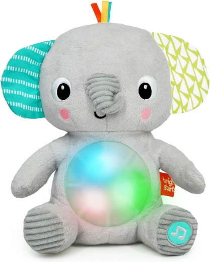 Bright Starts blød lysende musik-elefant Hug‑a‑Bye Baby