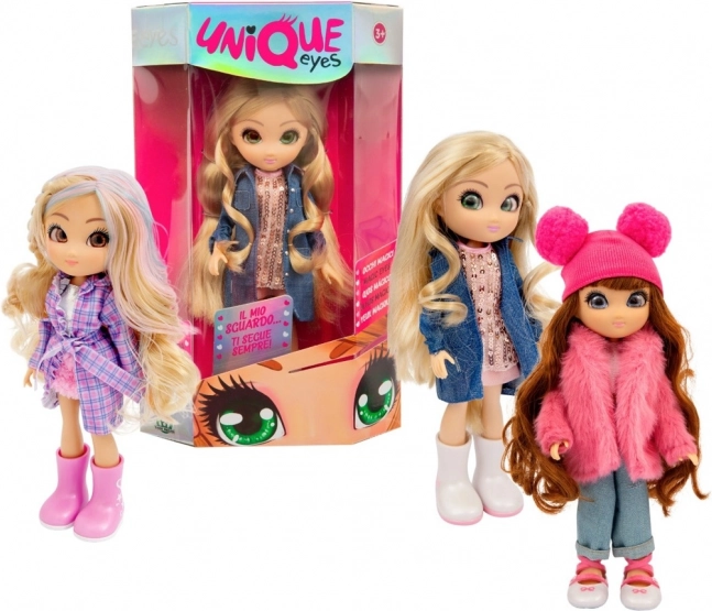 Panenka Unique Eyes mode­dukke 25 cm
