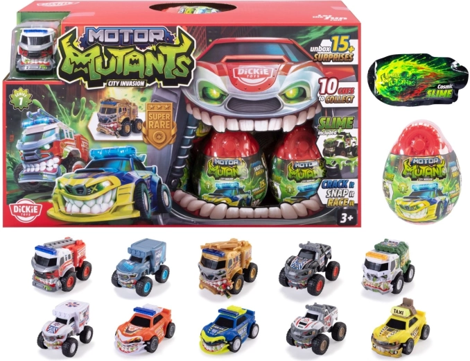 Bil i overraskelsesæg MONSTER Motor Mutants fra Dickie