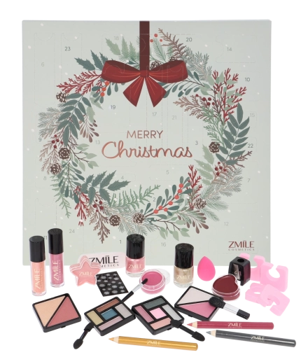 Jingle and Glow adventskalender med kosmetik