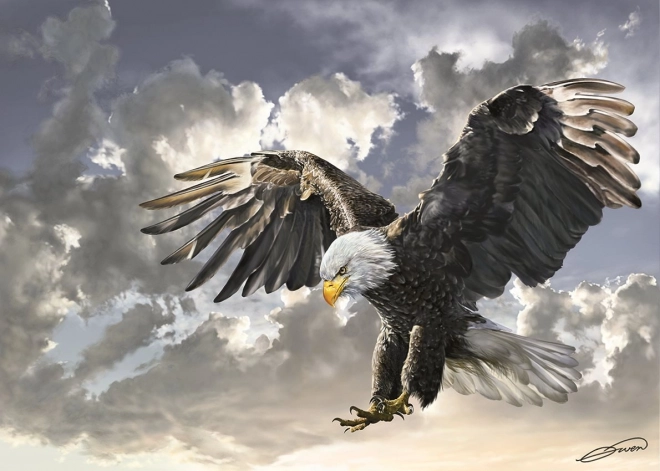 Sort og Hvid Puslespil 500 Brikker