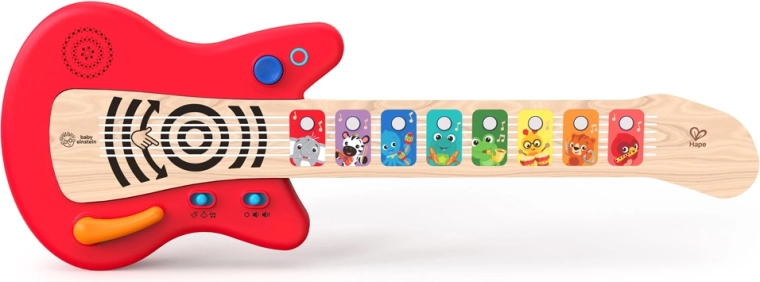Trælegetøjsguitar til børn Baby Einstein Together in Tune med Magic Touch-teknologi