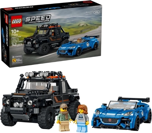 LEGO Speed Champions Jaguar Project 7 og Land Rover Defender