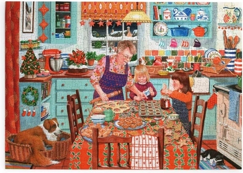 House of Puzzles Julebagning-puslespil – 500 store brikker