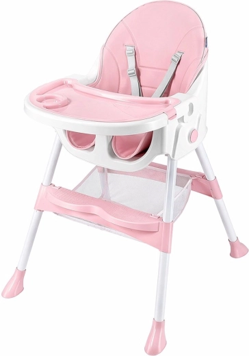 Baby Mix Nora højstol, dusty pink
