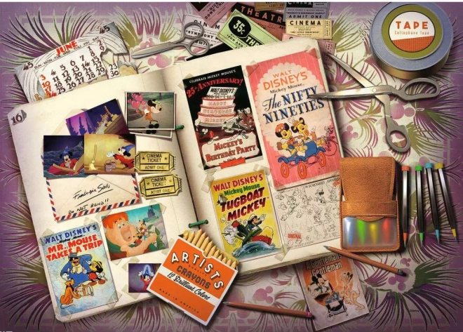 Ravensburger puslespil Disney Mickey – 1000 brikker