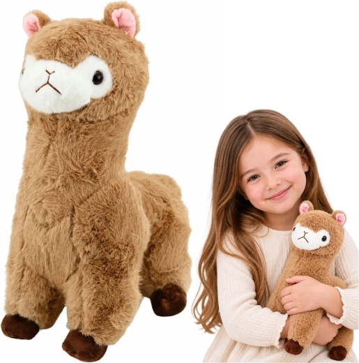 Plys-alpaka lama beige 28 cm - 1 stk.