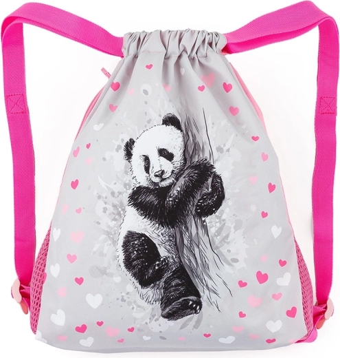 Bagmaster skolesæk til madpakke og idræt panda
