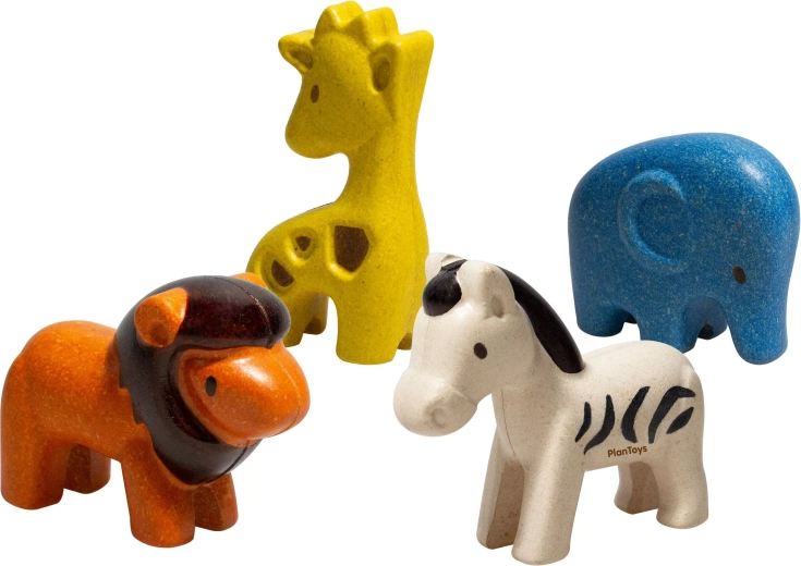 PlanToys sæt med vilde dyr