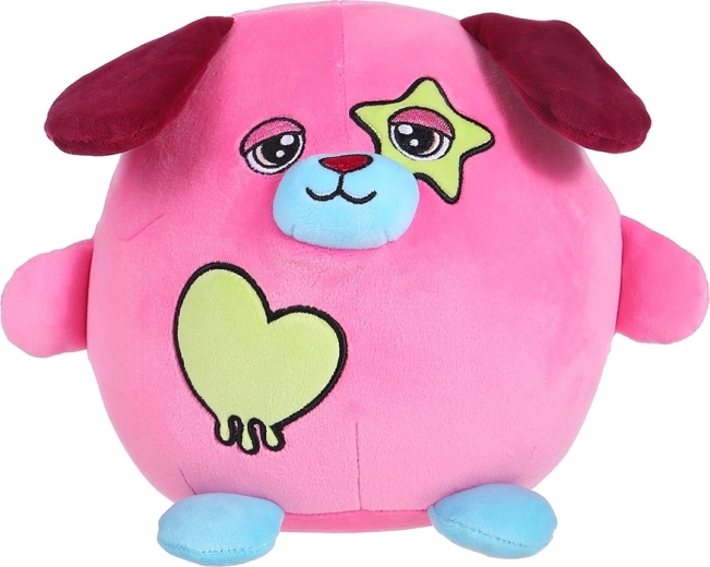 Plys-hundehvalp Fersken 20 cm