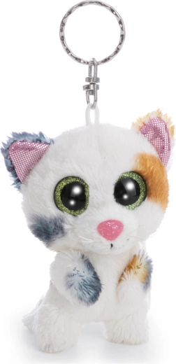 NICI Glubschis plys-nøglering kat Calli Malli 9 cm - 1 stk.