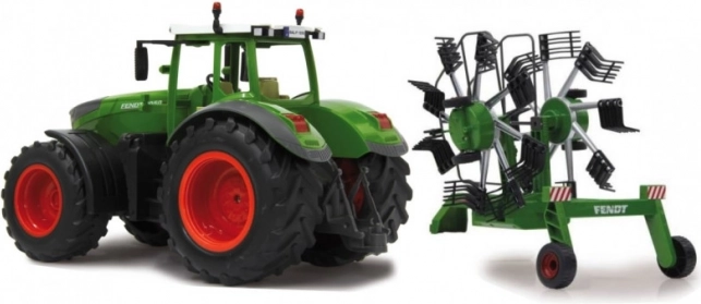Fendt R/C-traktor med rive