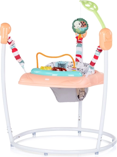 Chipolino hoppegynge til baby Jumpy Car rosa