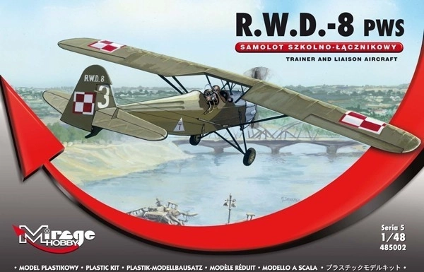 Model af flyet RWD-8