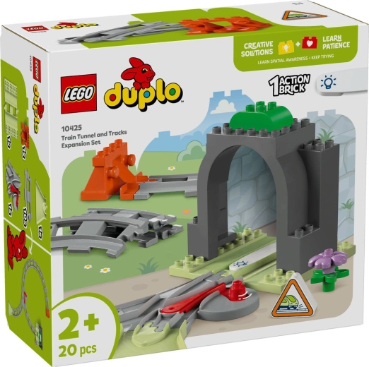 LEGO® DUPLO® 10425 Jernbanetunnel og skinner
