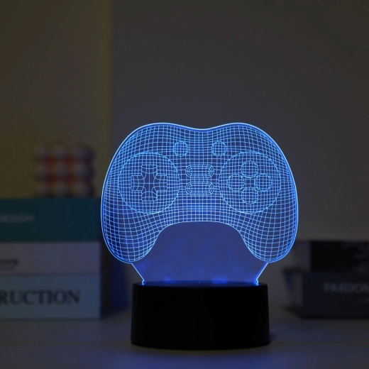 LED-natlampe med fjernbetjening