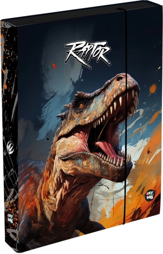 Boks til hæfter A4 Jumbo Dino Oxybag