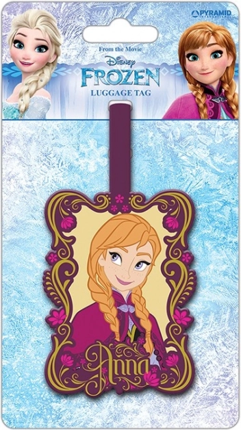 Bagagemærke med motiv af ANNA fra Frost