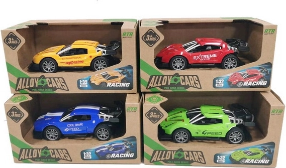 Metalbuggy med optræk (tilbagetræk) 12 cm