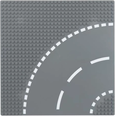 Legeunderlag med vej 25 × 25 cm