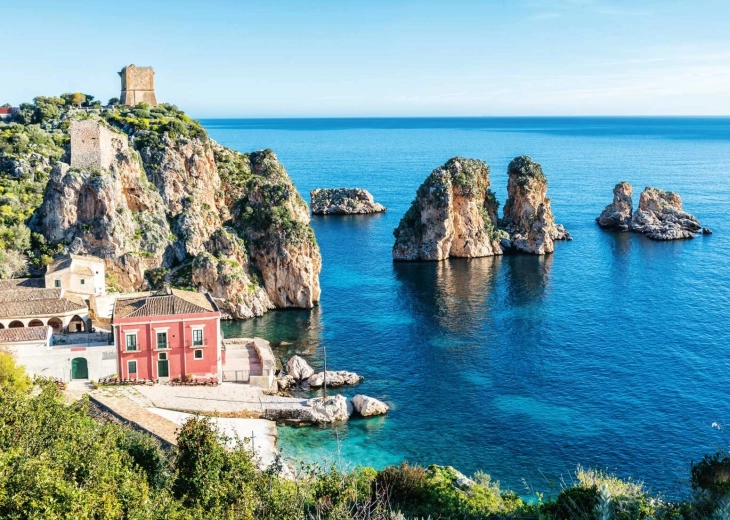Ravensburger puslespil Siciliens kyst 1000 brikker