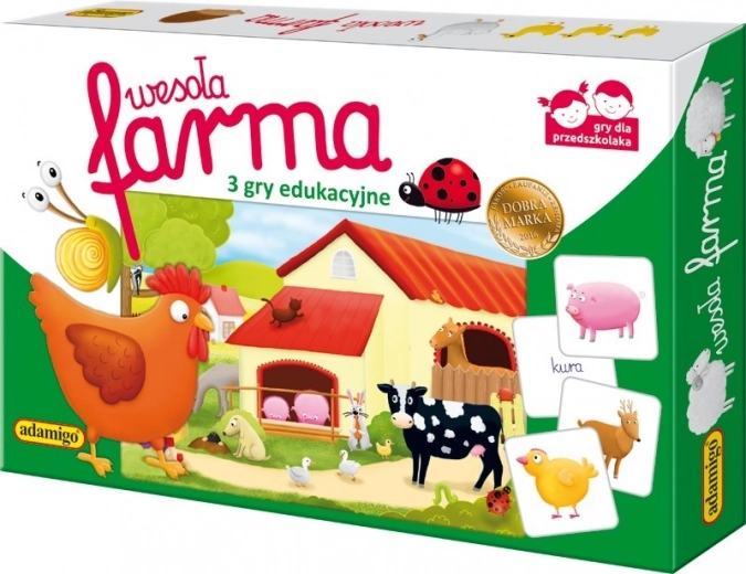 Wesoła Farma - læringsspil for børn fra Adamigo