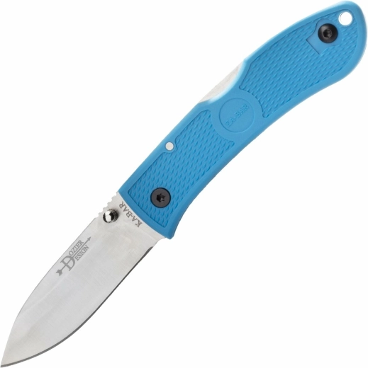 Foldekniv KA-BAR Dozier Hunter, blå Zytel, 7,5 cm